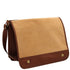 TL Messenger - Two compartments leather shoulder bag - Large size